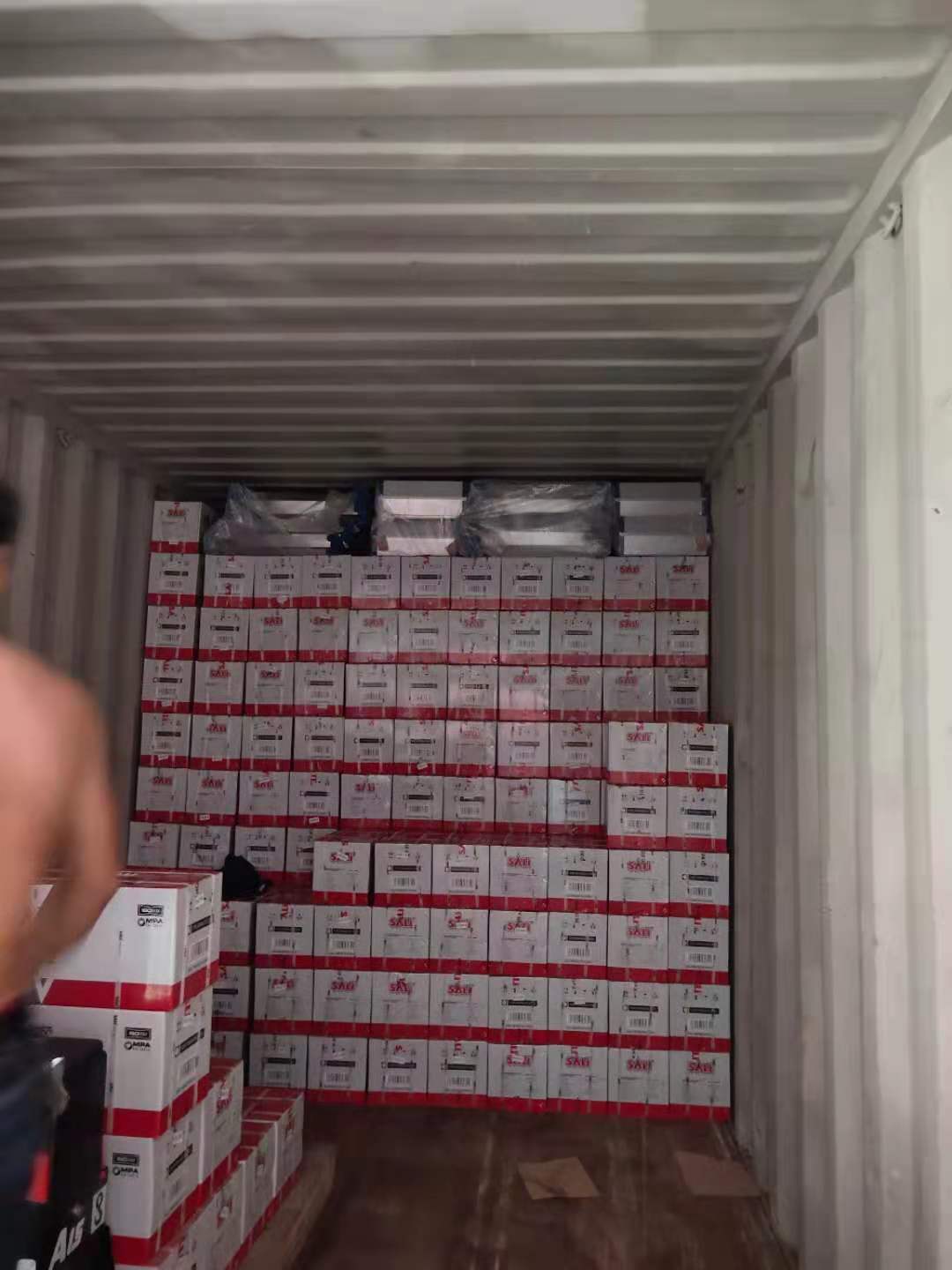 ภาชนะทั้งหมดของแผ่นล้อเจียรจะถูกส่งออกไปยังเอธิโอเปีย